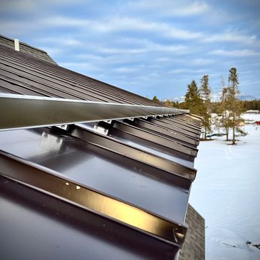 NSL Seamless Gutter, snow guard installation 