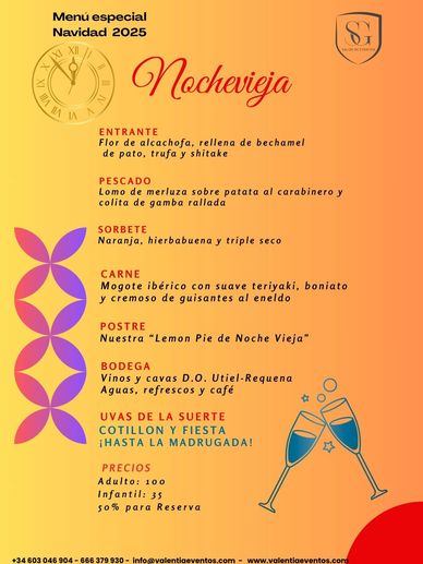 Menú Nochevieja de Catering77