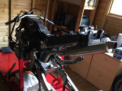 Honda Hornet cb600f in for recommissioning