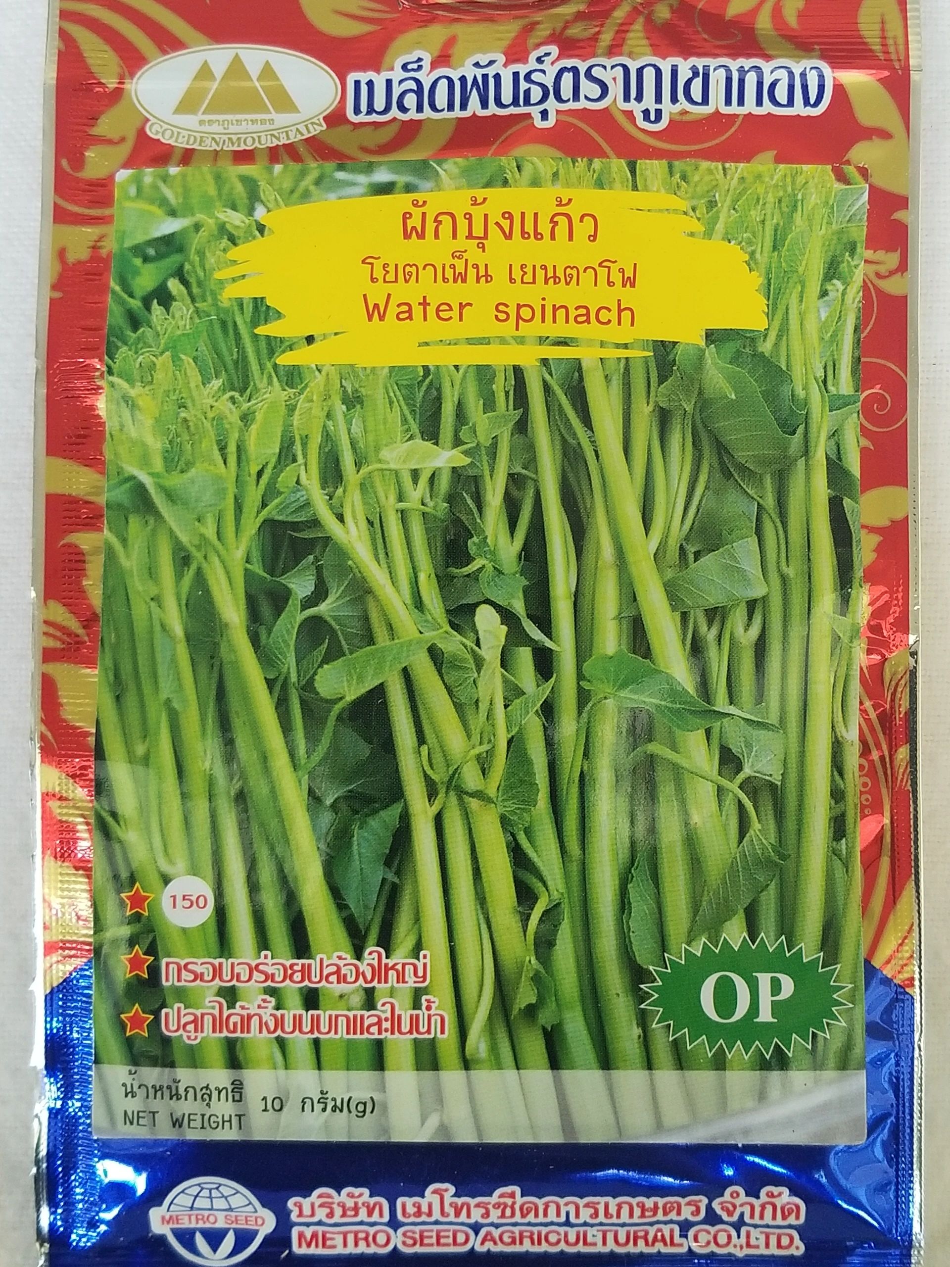 Lot Morning Vegetable Glory Water Thai Chinese Asian Garden Organic 5x420 Seeds 