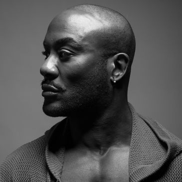 Black and white headshot 