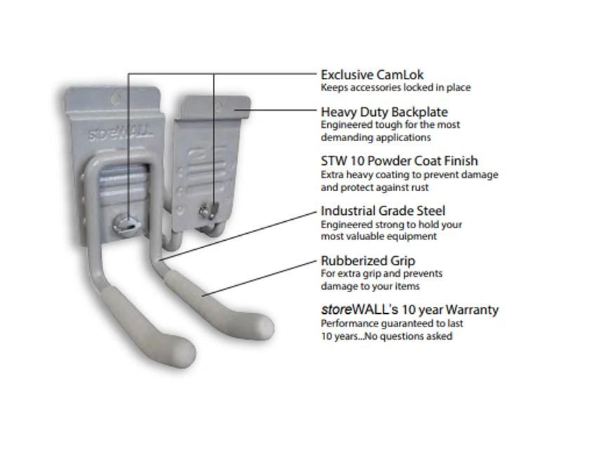 storeWALL brand slatwall hook accessories