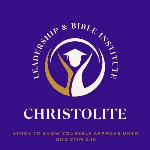 Christolite Leadership & Bible Institute gives you an opportunity to educate yourself in the word.