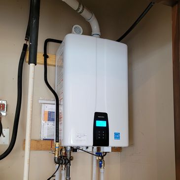 Navien Tankless Water Heater Installation in a Yukon residence