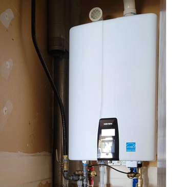 Navien Tankless Water Heater installation in an Edmond residence