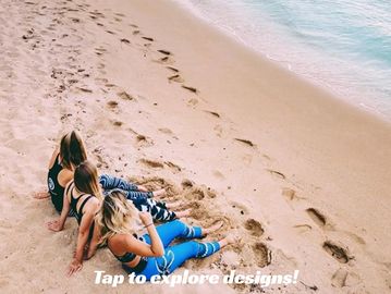 Ocean-inspired apparel from One Ocean Designs featuring shark-themed styles that support conservatio