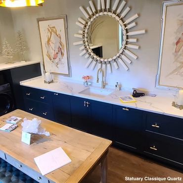 Statuary Classique Quartz A Touch of Stone is the leading natural stone fabrication countertops and v