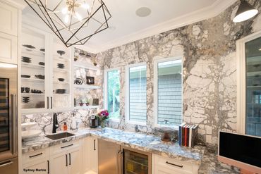 Sydney Marble Custom, bespoke marble stone granite countertops fabrication and installation.