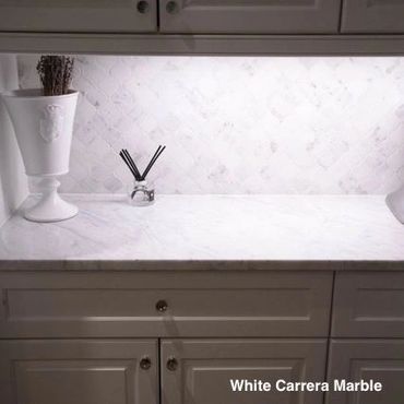 White Carrera Marble