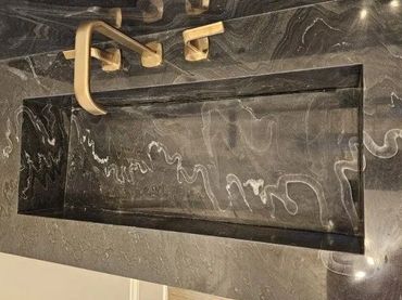 Soapstone sink fabrication