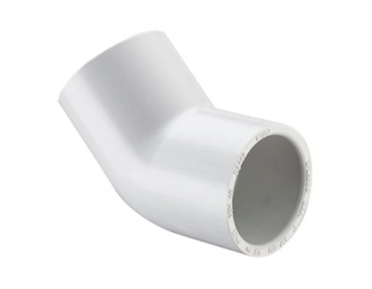 Sch 40 PVC 45 Degree Elbow 1-1/4 in. Socket