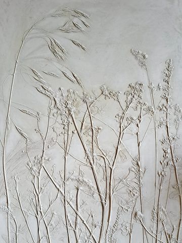 Wildflower and grasses in portrait , measuring 40 cm width x 68cm length.