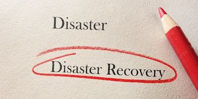 Disaster Recovery picture circled in red