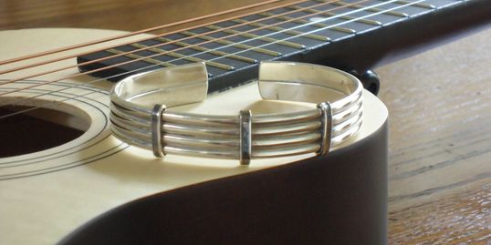 men's sterling cuff, $125