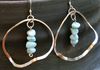 larimar earrings, $48