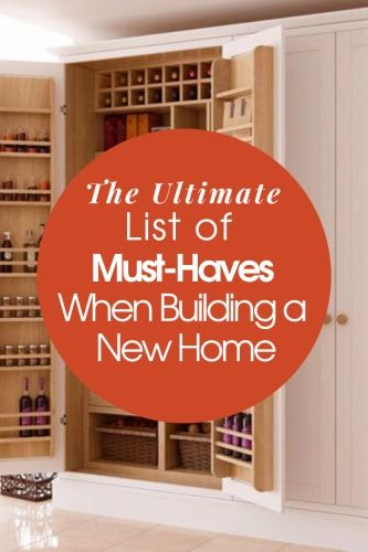 Ultimate List of Must-Haves