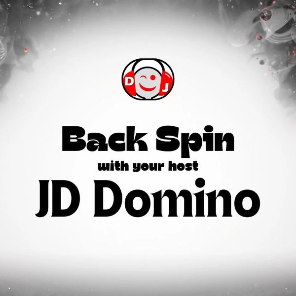 Logo for Back Spin show hosted by JD Domino.