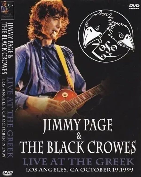 Jimmy Page &amp; The Black Crowes live concert DVD cover from 1999.