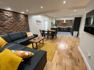 Open plan living area