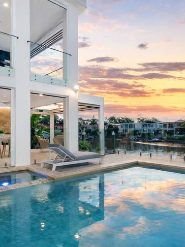 Full home renovation with poolside outdoor living area on the Gold Coast