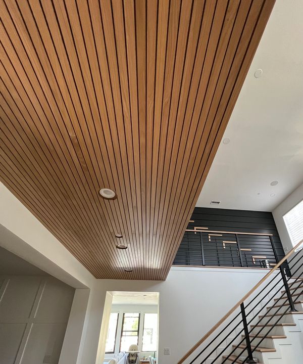 White Oak Slat Ceiling