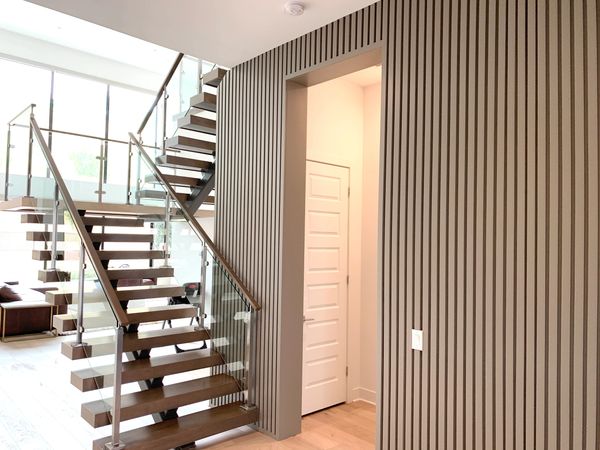 Painted Slat Wall