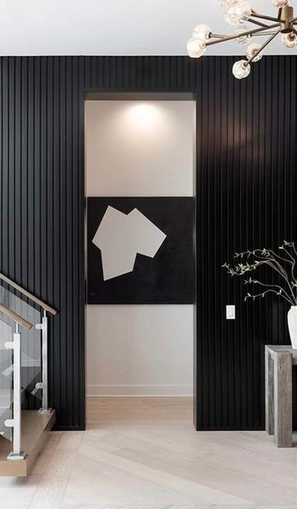 Painted Slat Wall