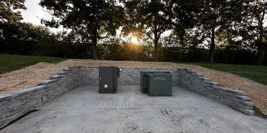 Retaining wall unilock pisa 2 xl