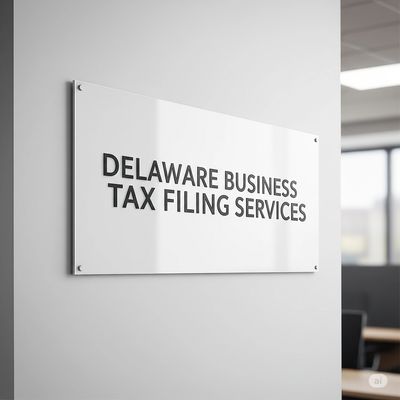 Sign for Delaware Business Tax Filing Services offered by Gary Mehta, CPA EA in Delaware.