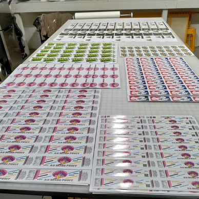 Decals, Stickers, Labels