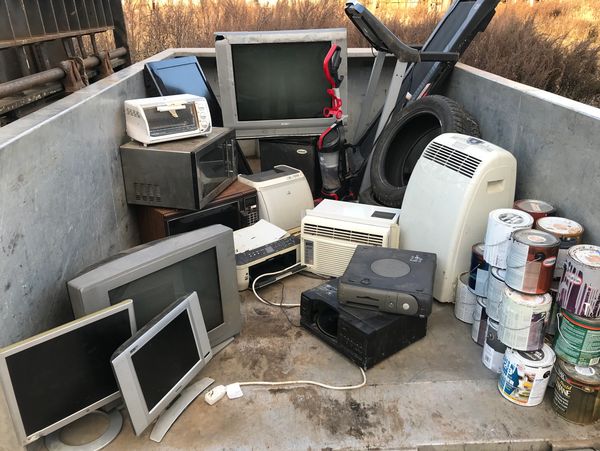 Television removal. Television recycling. Electronics recycling. Medical equipment disposal.