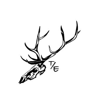 Team Easties Elk skull logo