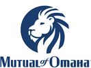 Logo of Mutual of Omaha featuring a lion's head.
