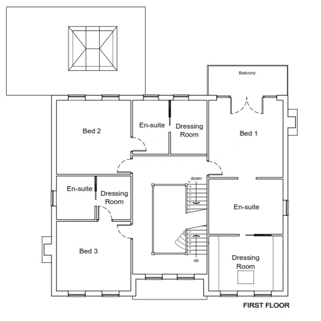 First floor bedrooms