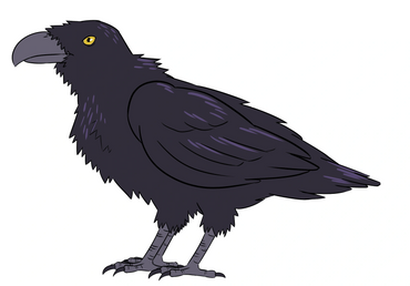 Raven as a Yatagarasu