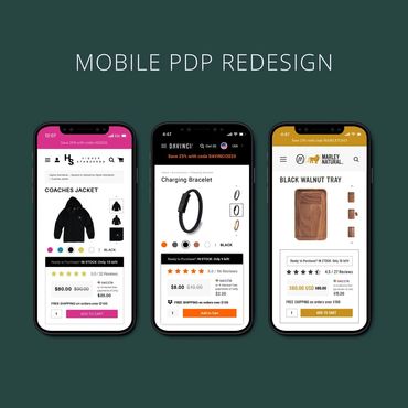 Mobile PDP Redesign project