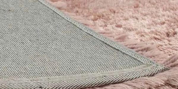 Pink Shaggy Rug by Hull Rugs