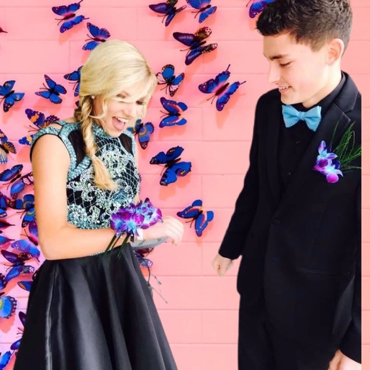 Prom floral designs by Fun and Fabulous Floral.