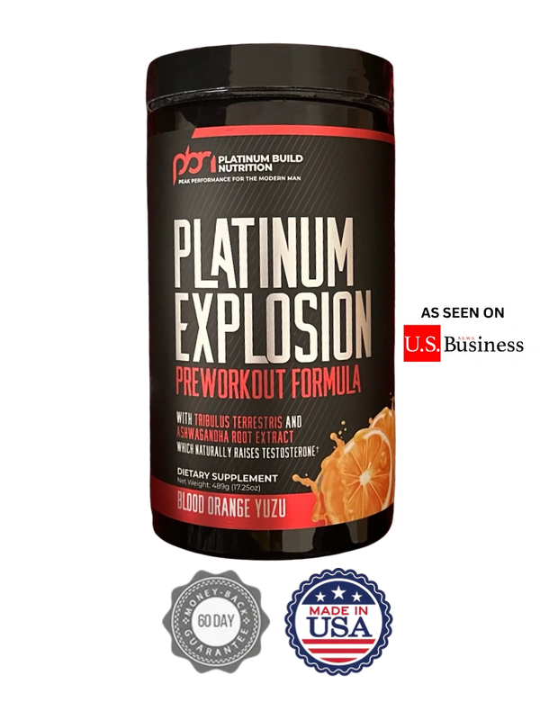 Platinum Explosion Pre-Workout Formula - Best Pre-Workout for Men over 30