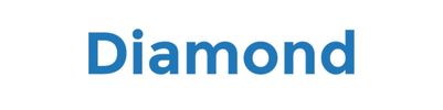 Logo featuring the word 'Diamond' in bold blue font.