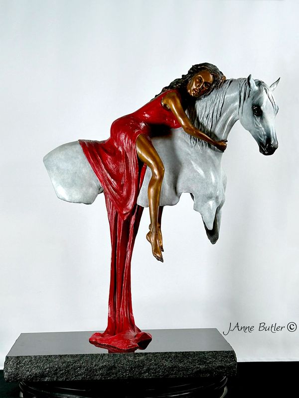 Harmony bronze sculpture
26" / 66 cm high 