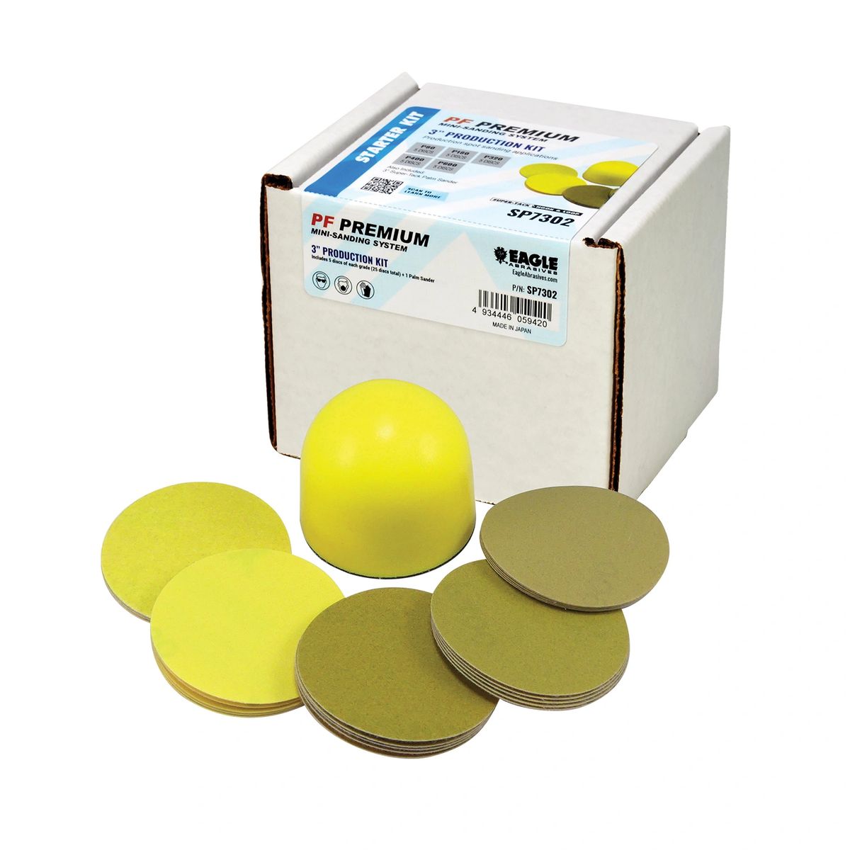 SP7302 3 inch Mini Sanding Disc Starter Kit Production