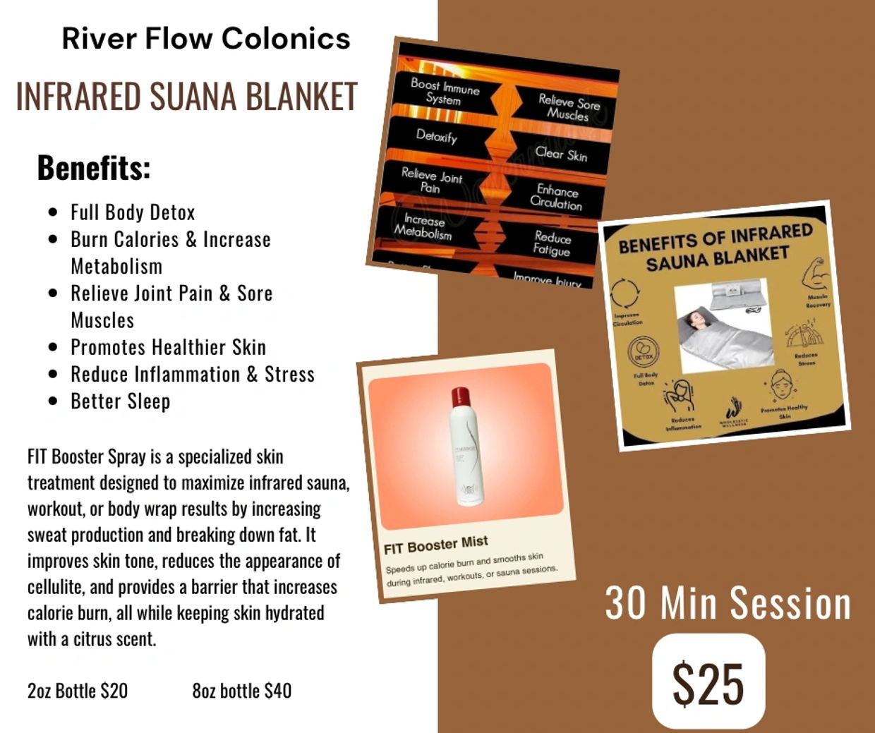 Infrared sauna blanket offers detox, pain relief, metabolism boost, and better sleep in 30-minute sessions.