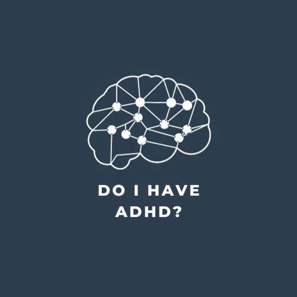 Image asking if I have ADHD (Attention Deficit Hyperactivity Disorder), with a brain