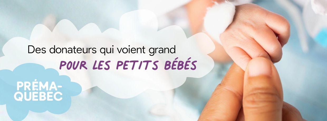 Le Club des prémas, des donateurs qui voient grand pour les petits bébés