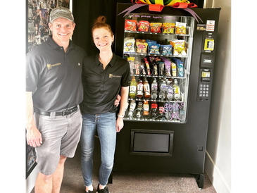 Owners of Vend Missoula's vending machine, micro market, and office coffee business. 