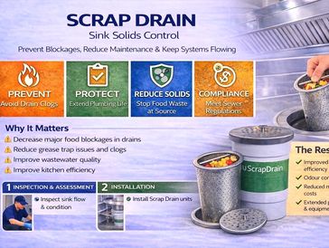 drain maintenance services commercial drain  drain line maintenance sink solid waste receptacle, nap