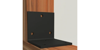 cette équerre de métal dashco en coin, utilisé comme renfort, pour pergola ou décoration