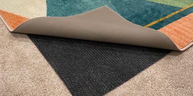 Teebaud 6' x 9' Non-skid, Non-slip Rug Underlay, 1/4 Thick, Safe for All  Floors and Carpet 