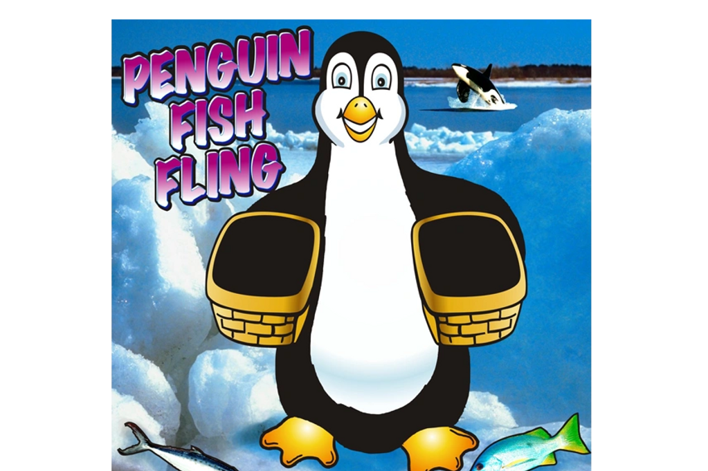 PENGUIN FISH FLING game from H & H Funrides in NE Iowa

